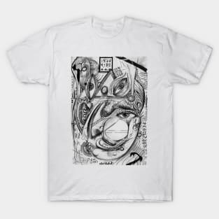 Abstract Uncoloured Wisdom T-Shirt